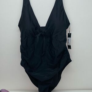 🔥 Nicole miller swimsuit one piece sz 2X New